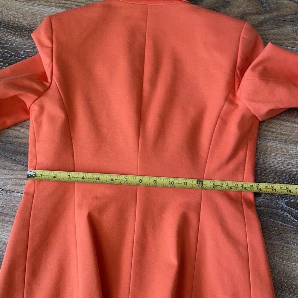 Vince Camuto Orange Tangerine Single Button Blazer - Picture 12 of 14